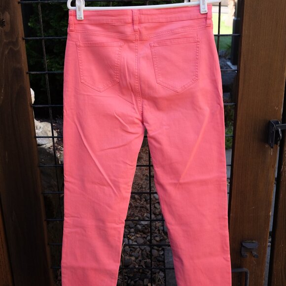 Buffalo David Bitton coral colored women's stretchy ankle denim size 8/29 - Picture 5 of 5